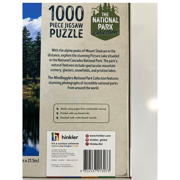 Hinkler National Park Collection Mount Shuksan North Cascades Puzzle 1000 PC NEW - Picture 9 of 9